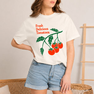 En Tri-matière T-Shirt Tomates Fraîches Délicieuses – Tomate Vint