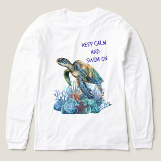 En Tri-matière T-shirt tortue