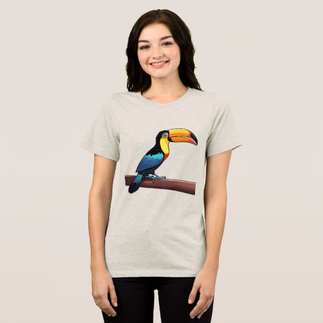 En Tri-matière T-shirt Toucan Bird (Recto plein)