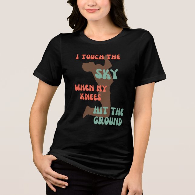 En Tri-matière T-shirt Touch the sky (Recto)