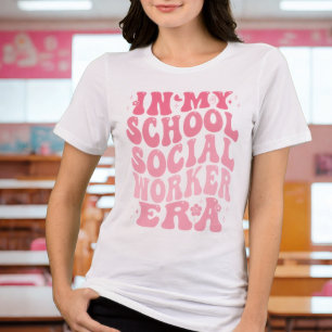 En Tri-matière T-shirt travailleur social scolaire
