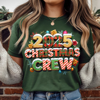 En Tri-matière T-Shirt Tri-Blend Chemise de l'équipe de Noël 2025