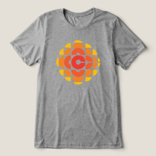En Tri-matière T-Shirt tri-blend Logo CBC 1974