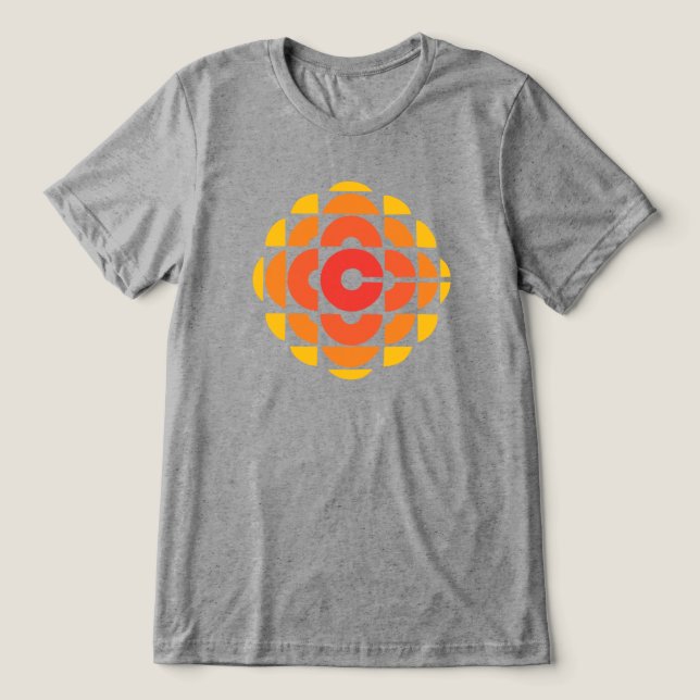 En Tri-matière T-Shirt tri-blend Logo CBC 1974 (Design Recto)