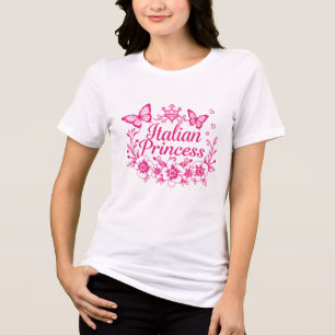 En Tri-matière T-Shirt Tri-Blend Princesse Italienne