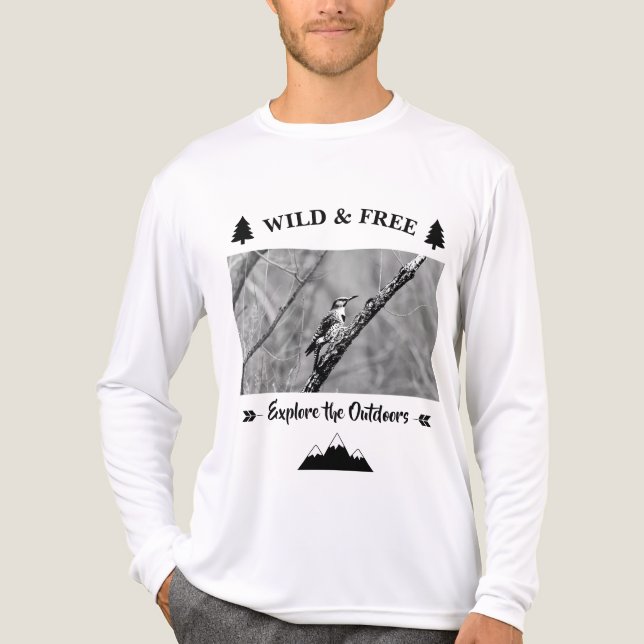 En Tri-matière T-Shirt Tri-Blend Wild & Free Chemise (Recto)