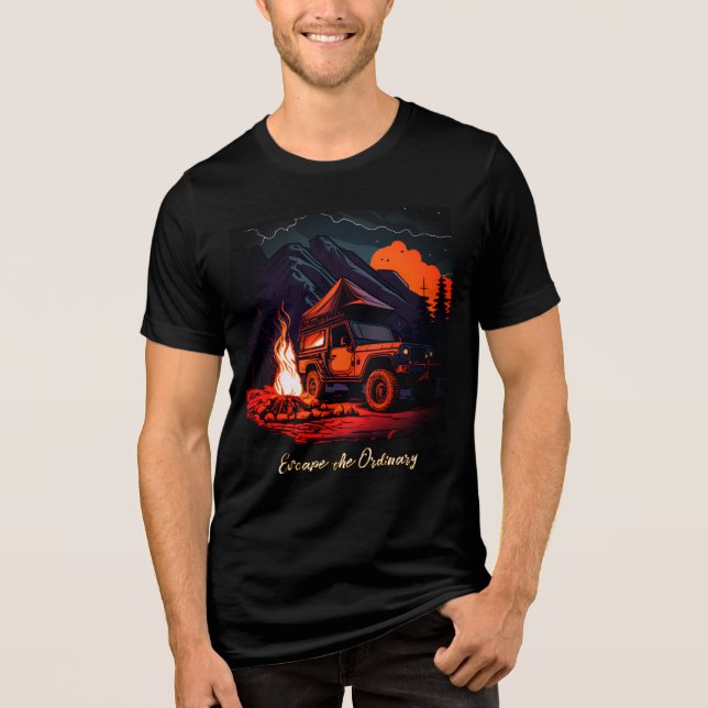 En Tri-matière T-Shirt tri-mélange Bella+Canvas (Recto)