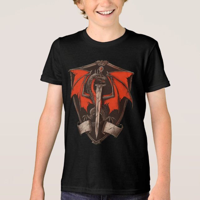 En Tri-matière T-shirt Tri-Mélange Dragon Fly (Recto)