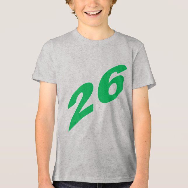 En Tri-matière T-Shirt tri-mélange gris  26 (Recto)