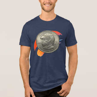 En Tri-matière T-shirt tri-mélange 'In Max We Trust (Design #2)'