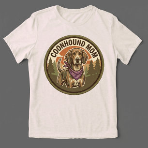 En Tri-matière T-shirt tri-mélange Maman Coonhound Cadeau pour