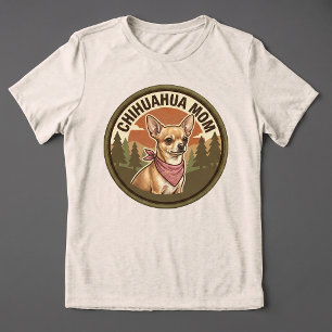 En Tri-matière T-shirt tri-mélange pour maman de Chihuahua Cade
