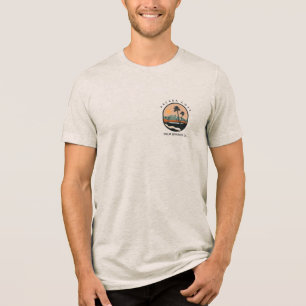 En Tri-matière T-shirt tricolore Bella+Canvas