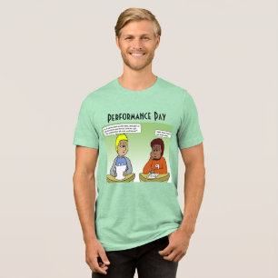 En Tri-matière T-shirt tricommé pour hommes à salaire de performa