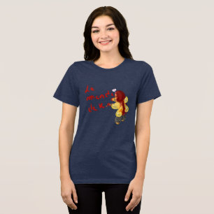 En Tri-matière : T-shirt tricyrinthique pour femmes Bella+Canvas