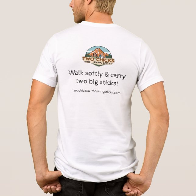En Tri-matière T-Shirt TwoChicks (Logo Gros Bâtons Dos) (Verso)