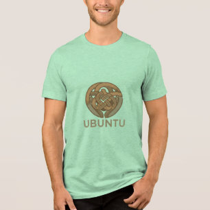 En Tri-matière T-Shirt Ubuntu Spirit Humanité Partagée