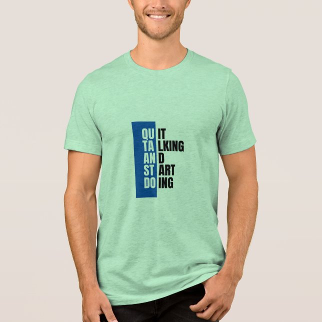En Tri-matière T-Shirt vert demi-manches (Recto)
