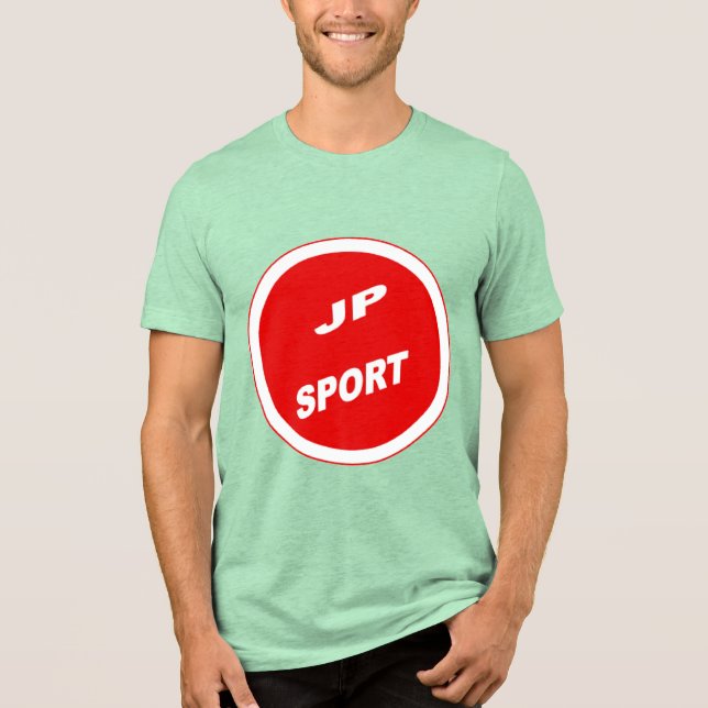 En Tri-matière T-shirt vert homme  JAPAN  SPORT  (Recto)