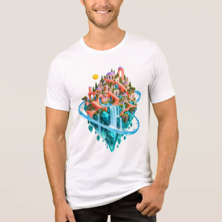 En Tri-matière T-Shirt Ville Flottante