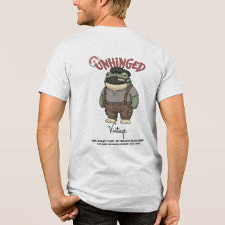 En Tri-matière T-shirt vintage crapaud déjanté, tee-shirt drôle d