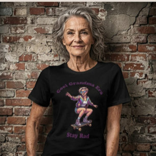 En Tri-matière T-shirt vintage « L'ère de grand-mère » Texte pe