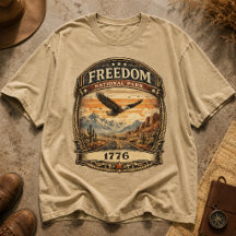 T-shirt vintage Parc National de la Liberté Americ