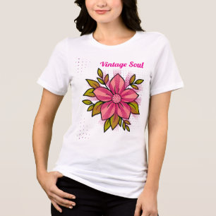 En Tri-matière T-shirt Vintage Soul Femmes ADVcreators Article20