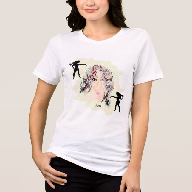 En Tri-matière T-shirt : Vision Intérieure. (Recto)