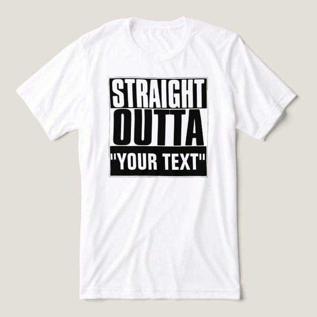  EN TRI-MATIÈRE T-SHIRT "VOTRE TEXTE" (Design Recto)