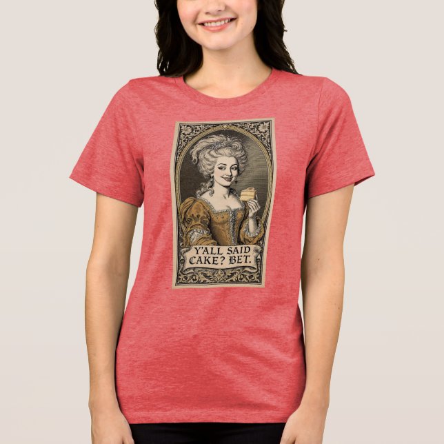 En Tri-matière T-Shirt 'VOUS AVEZ DIT GÂTEAU ? PARi' (Recto)