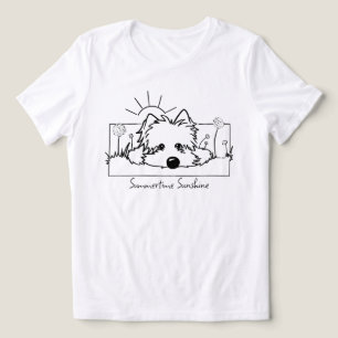 En Tri-matière T-Shirt Westie Sunshine Tri-Blend
