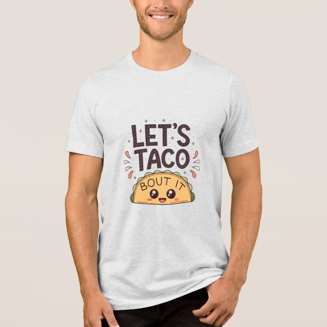 En Tri-matière Taco T-Shirt Drôle (Recto)