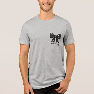 En Tri-matière Tout Enveloppé Dans Le Style – T-Shirt À Nœud Mini