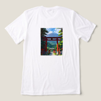 En Tri-matière un t-shirt classique simple avec un dessin animé 