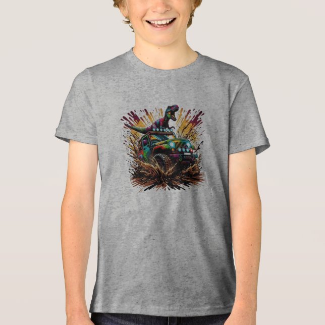En Tri-matière un t-shirt design graphique (Recto)
