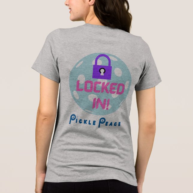 En Tri-matière Verrouillé ! T-shirt de Pickle Peace (Verso)