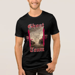 En Tri-matière Ville fantôme de T-Shirt