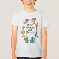 Vintage Personnages de Sesame Street T-Shirt Tri-B