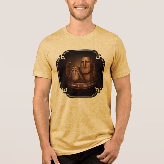 En Tri-matière We are our mountains T-Shirt (Recto)