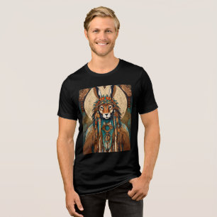 En Tri-matière Whispers of the Shamanic Rabbit design T-shirt