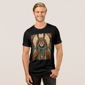 En Tri-matière Whispers of the Shamanic Rabbit design T-shirt
