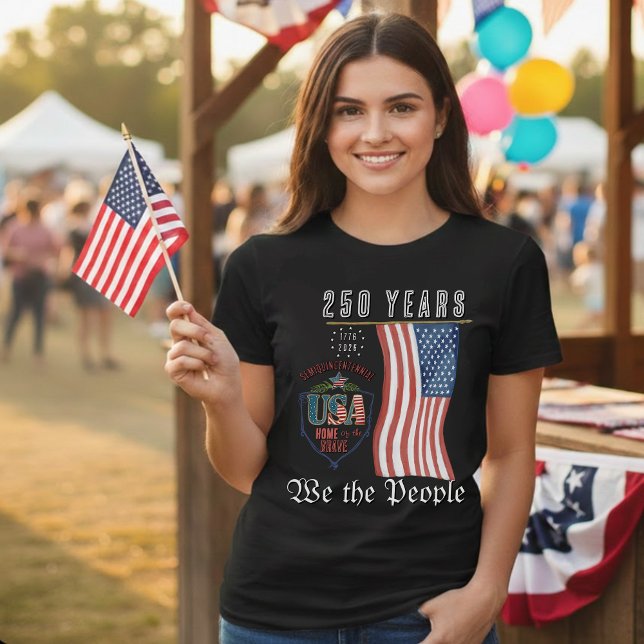 En Tri-matière Women's US 250 "We the People" T-Shirt (Women's US 250 "We the People" T-Shirt Tri-Blend Shirt)