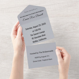 En Un Invitation Tout Compris pour Enterrement de Vie de
