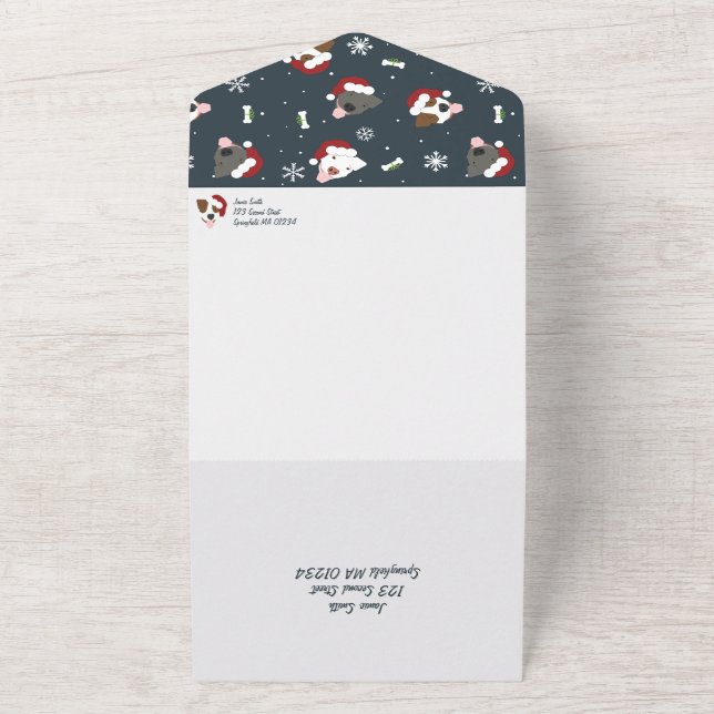 En Un Santa Dog - Joyeux Howlidays Invitation Tout Compr (Dehors)