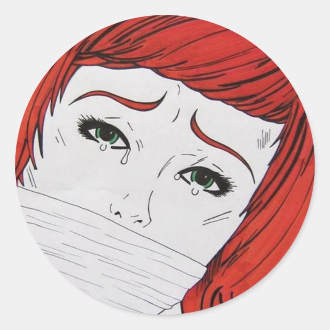 EN VENTE ! autocollant kidnappé (Devant)