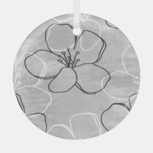 En Verre Apple Blossom Dream : Ornement Abstrait