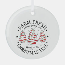 Ornement d'arbre de Noël frais de la ferme