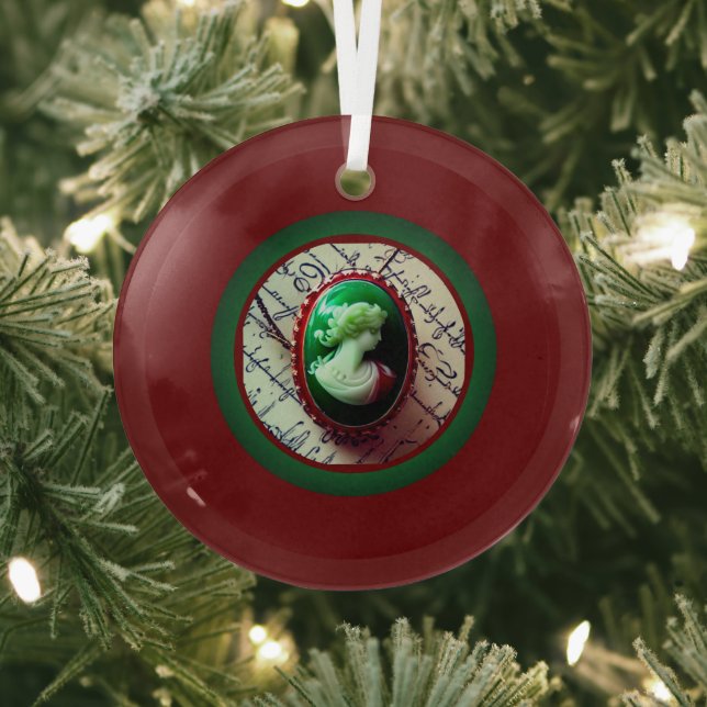 En Verre Ornement de bijoux Cameo (Insitu)