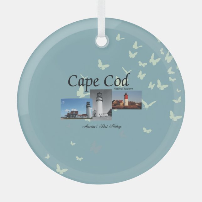 En Verre TOP Cape Cod Glass Ornement (Recto)